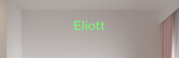 Custom text: Eliott