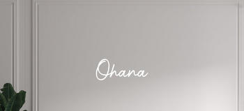 Custom text: Ohana