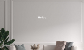 Custom text: Hellos