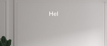 Custom text: Hel