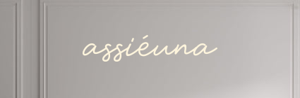 Custom text: assiéuna