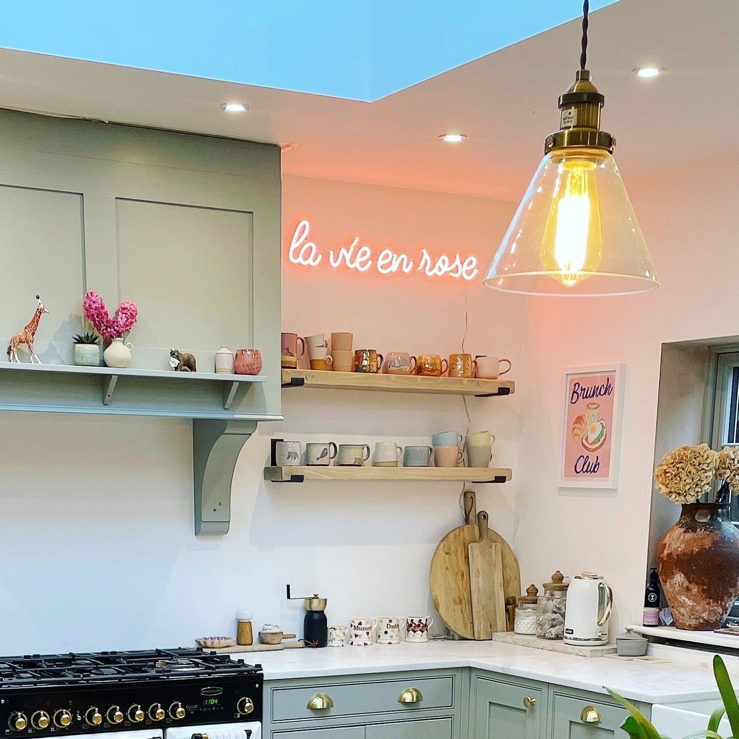 La vie en rose - neon LED sign