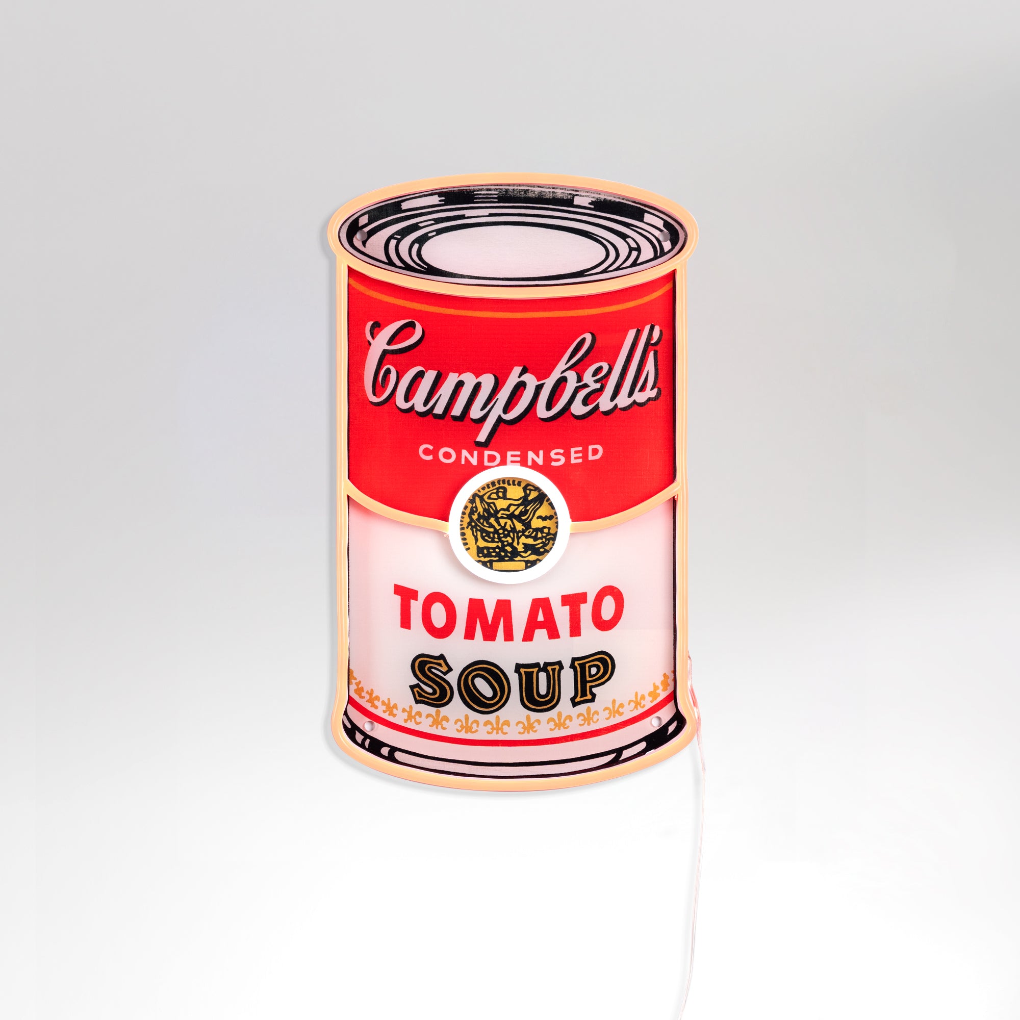 New Campbell, Yellowpop x Andy Warhol, neon LED sign