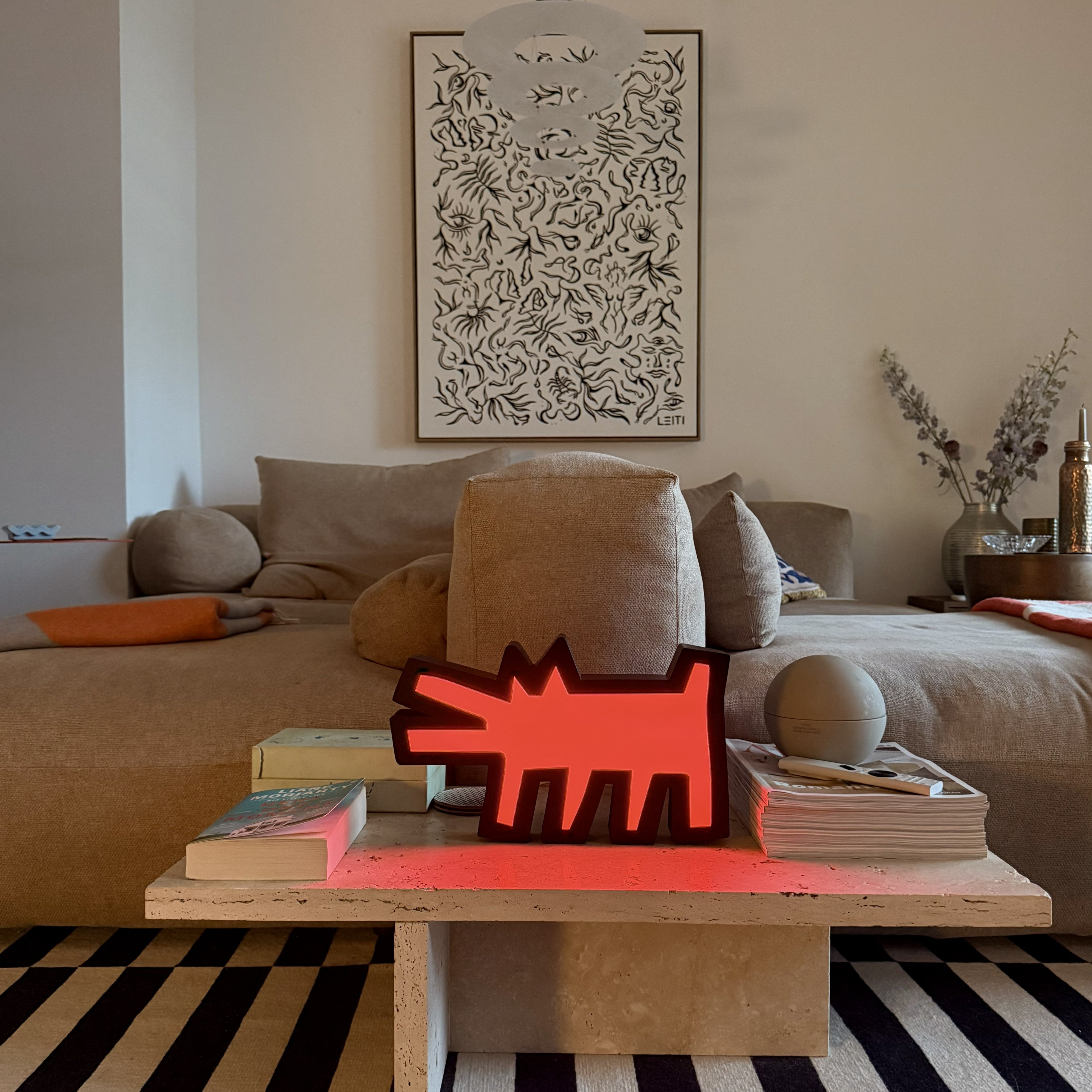 PopBox Barking Dog by Keith Haring