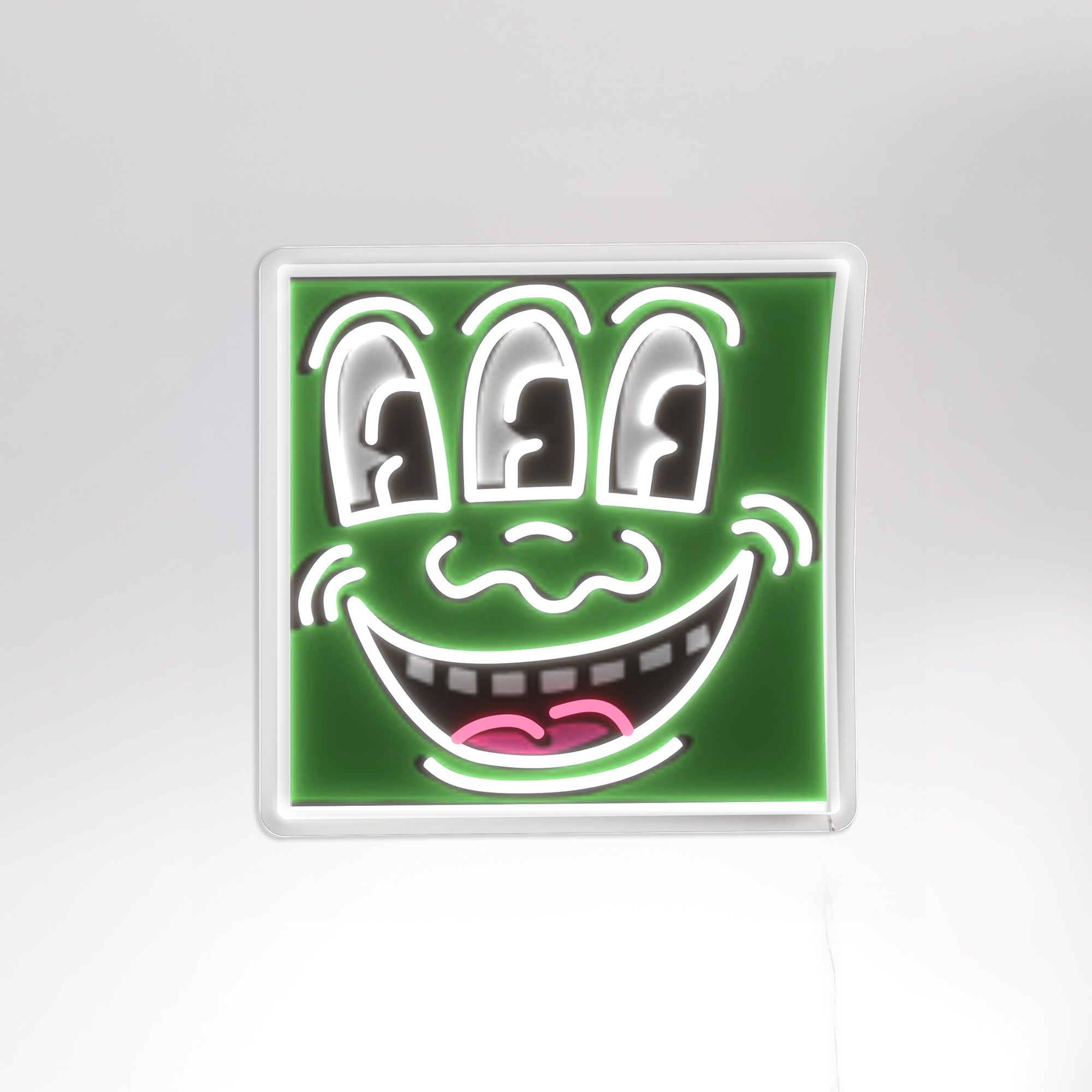 Triple Eyes, YP x Keith Haring, neon LED sign