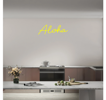 Custom text: Aloha