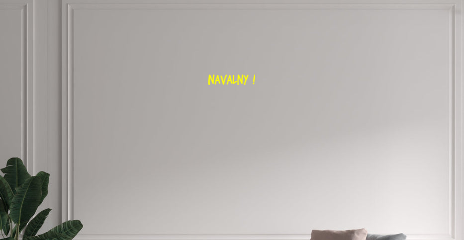 Custom text: NAVALNY !