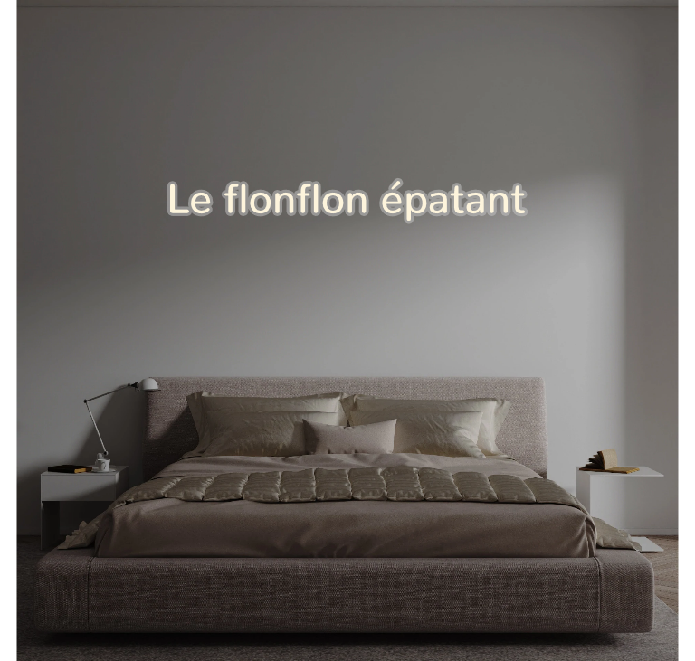 Custom text: Le flonflon épatant