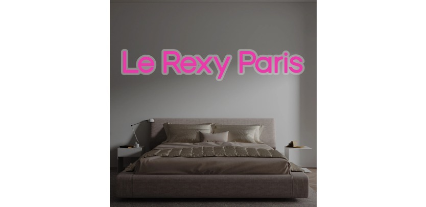 Custom text: Le Rexy Paris