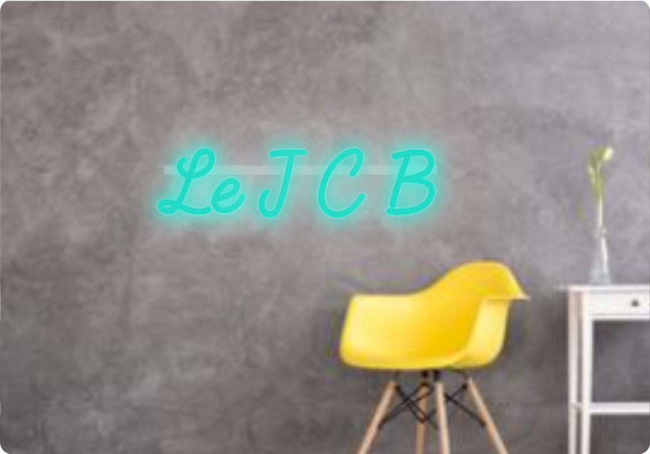 Custom text: Le J C B