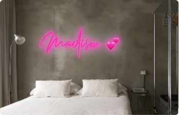 Custom text: Madison 💕