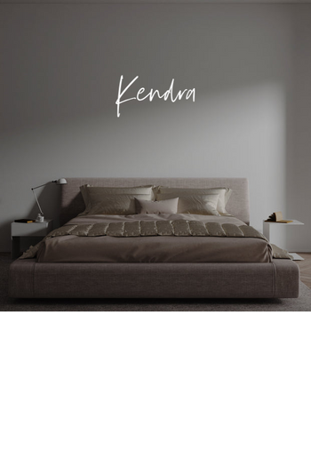 Custom text: Kendra