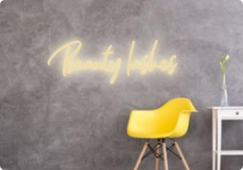 Custom text: Beauty lashes