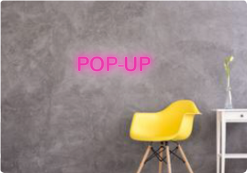 Custom text: POP-UP