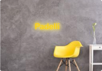 Custom text: Padelli