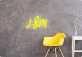 Custom text: L&M