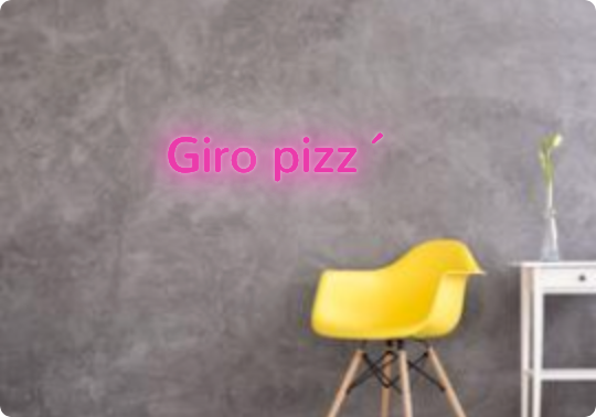 Custom text: Giro pizz ´