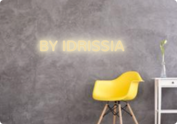 Custom text: BY IDRISSIA