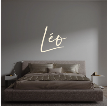 Custom text: Léo