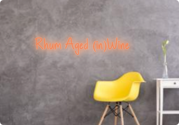 Custom text: Rhum Aged (in)Wine