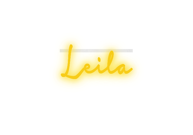 Custom text: Leila