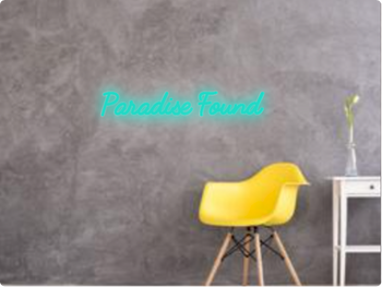 Custom text: Paradise Found