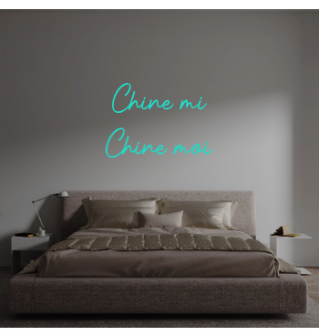Custom text: Chine mi
Chine moi