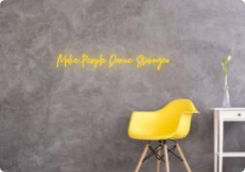 Custom text: Make People Dance Stronger