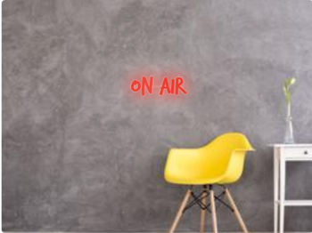 Custom text: On Air