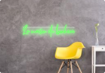 Custom text: La maison du bonheur