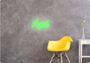 Custom text: Ayet