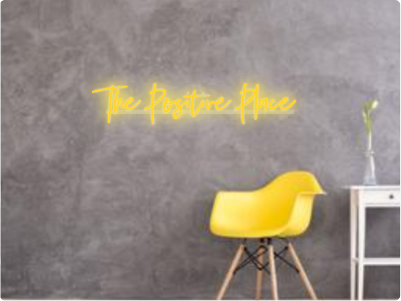 Custom text: The Positive Place