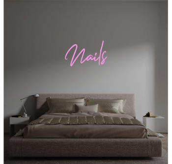 Custom text: Nails