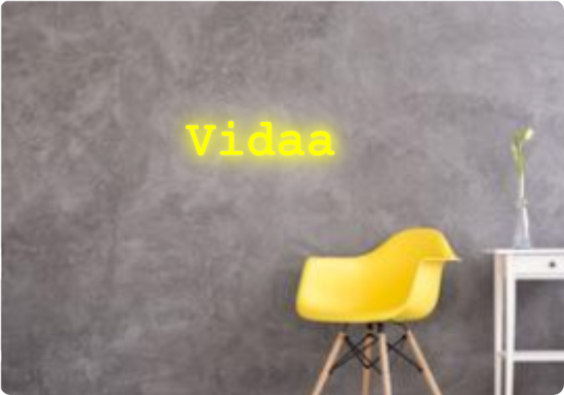 Custom text: Vidaa
