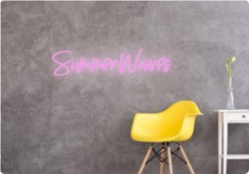Custom text: Summer Waves