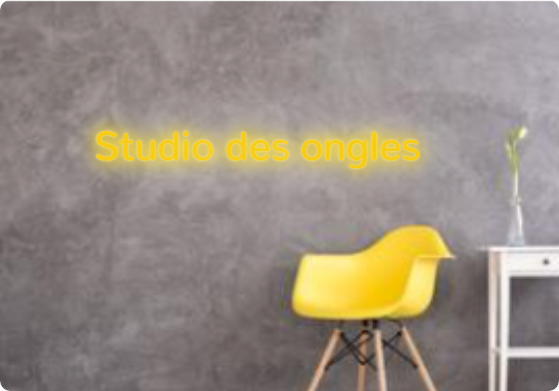 Custom text: Studio des ongles