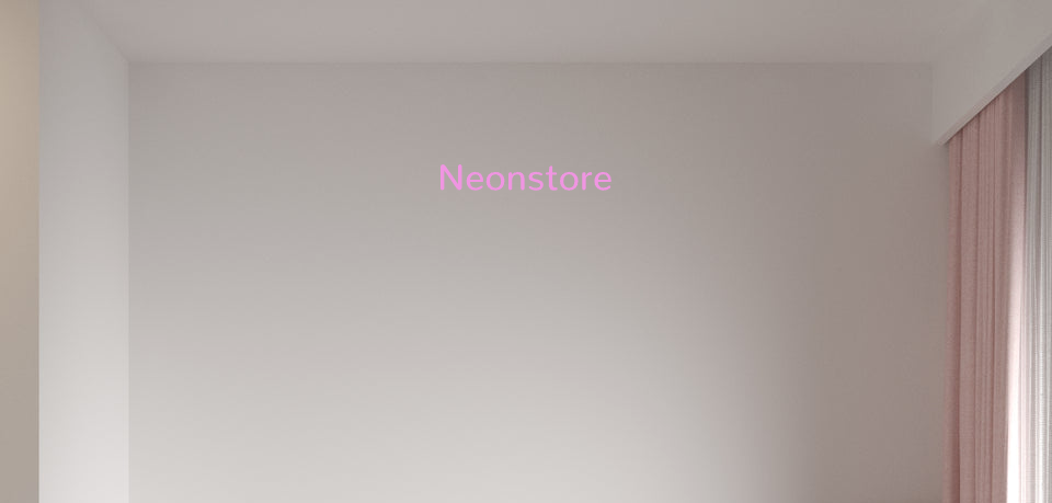 Custom text: Neonstore