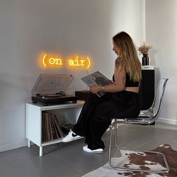 On air, neon LED sign