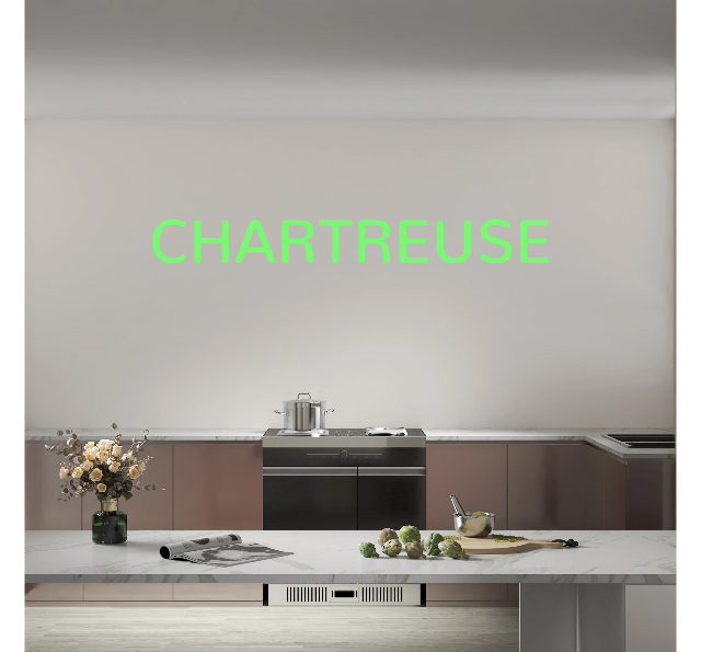 Custom text: CHARTREUSE