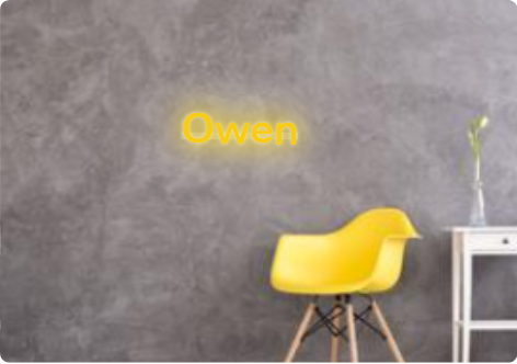 Custom text: Owen