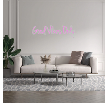 Custom text: Good Vibes Only