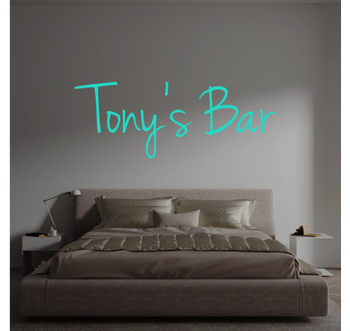 Custom text: Tony