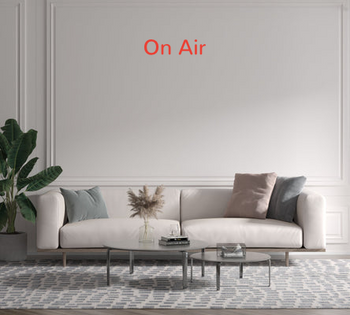 Custom text: On Air