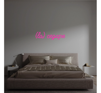Custom text: (la) cegape
