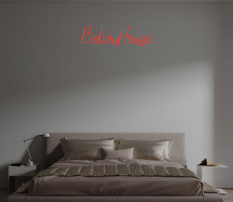 Custom text: BebouHouse