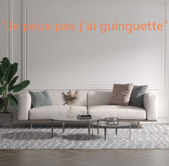 Custom text: "Je peux pas j