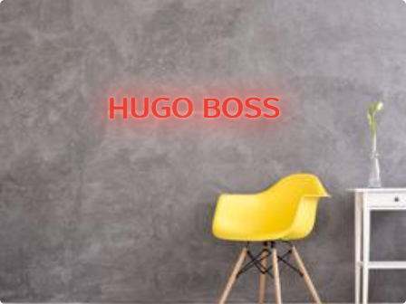 Custom text: HUGO BOSS
