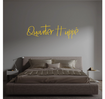 Custom text: Quartier Huppé