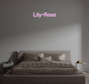 Custom text: Lily-Rose