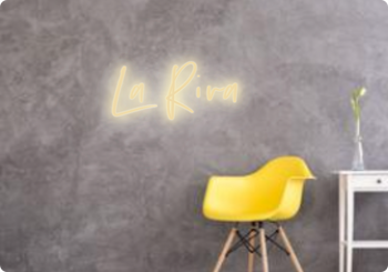 Custom text: La Riva